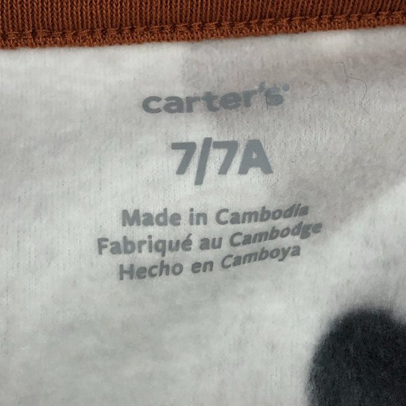 NEW - Carter's 1-Piece Unisex Hearts Soft Cozy Fleece Footie Pajamas Cabincore - Picture 13 of 13